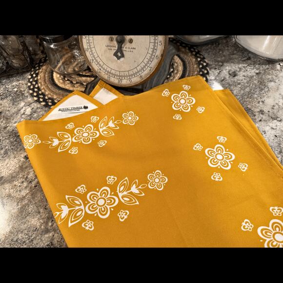 Butterfly Gold Pyrex-inspired Tea Towel - Picture 4 of 6